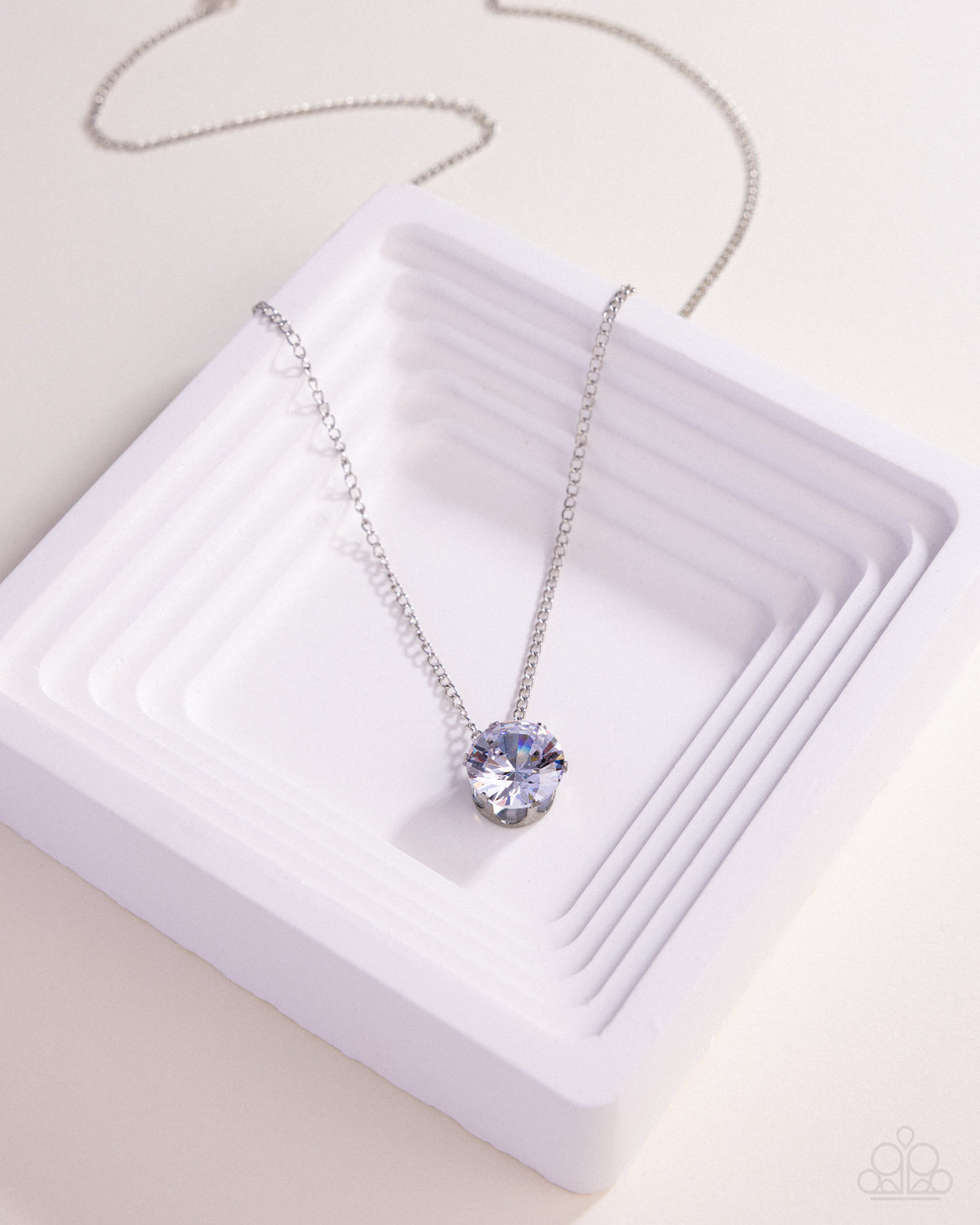 Paparazzi Accessories - What A Gem - White - Necklace