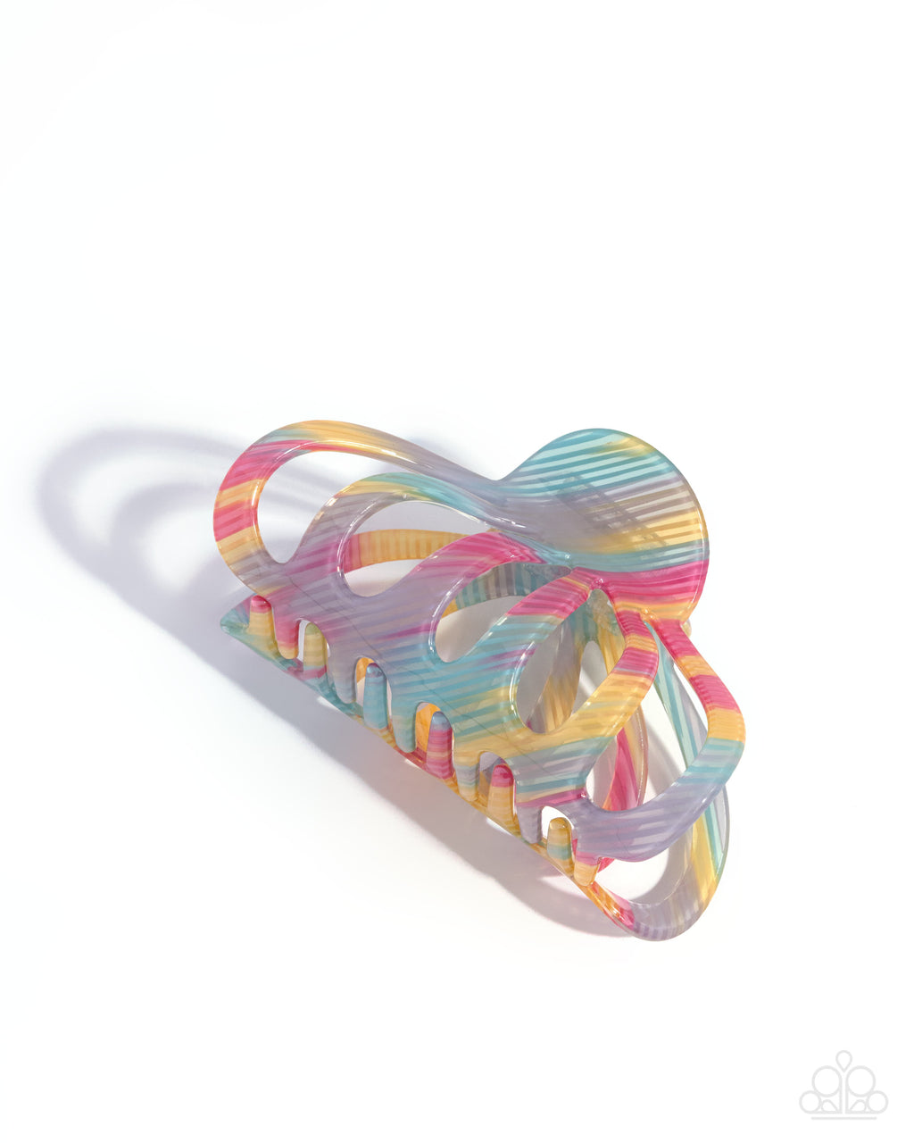 Paparazzi - Spellcasting Stripes - Multi - Hair Claw Clip