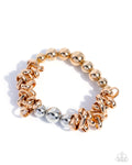Paparazzi Accessories - Demanding Drama - Multi - Bracelet elastic stretchy band