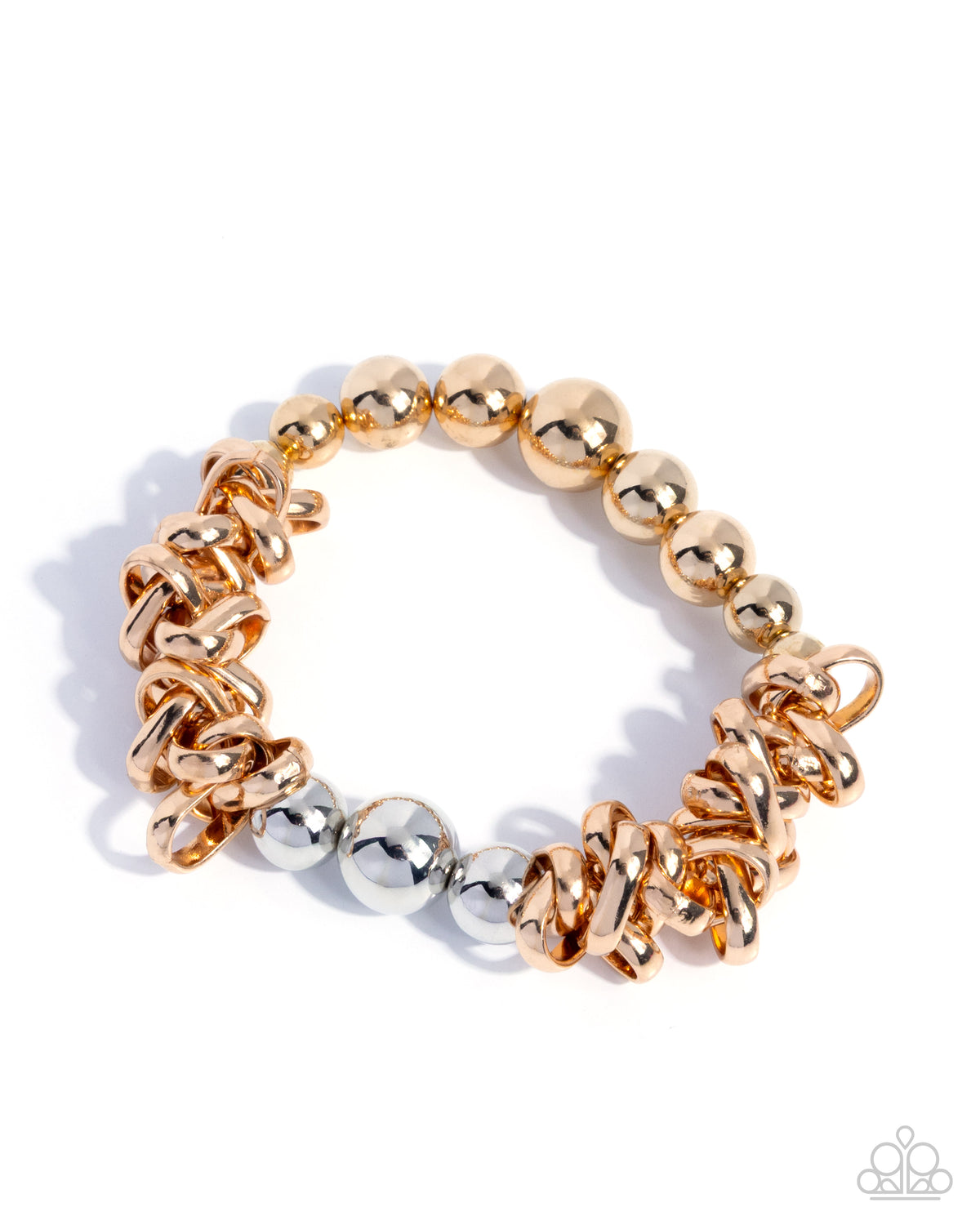 Paparazzi Accessories - Demanding Drama - Multi - Bracelet elastic stretchy band