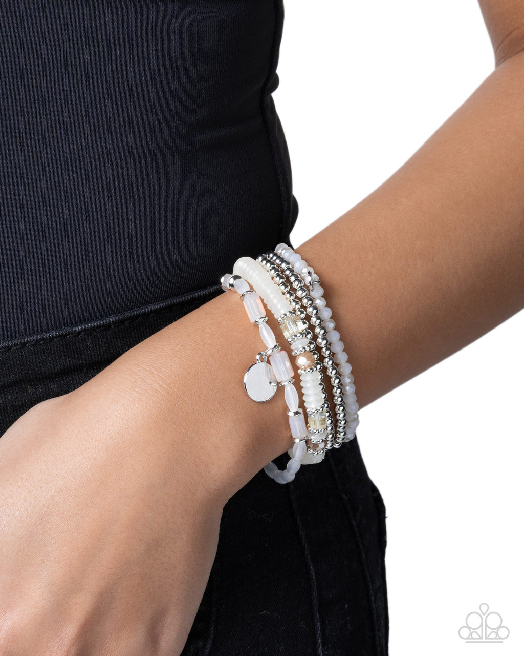 Paparazzi Accessories - Semester Strands - White - Paparazzi Accessories