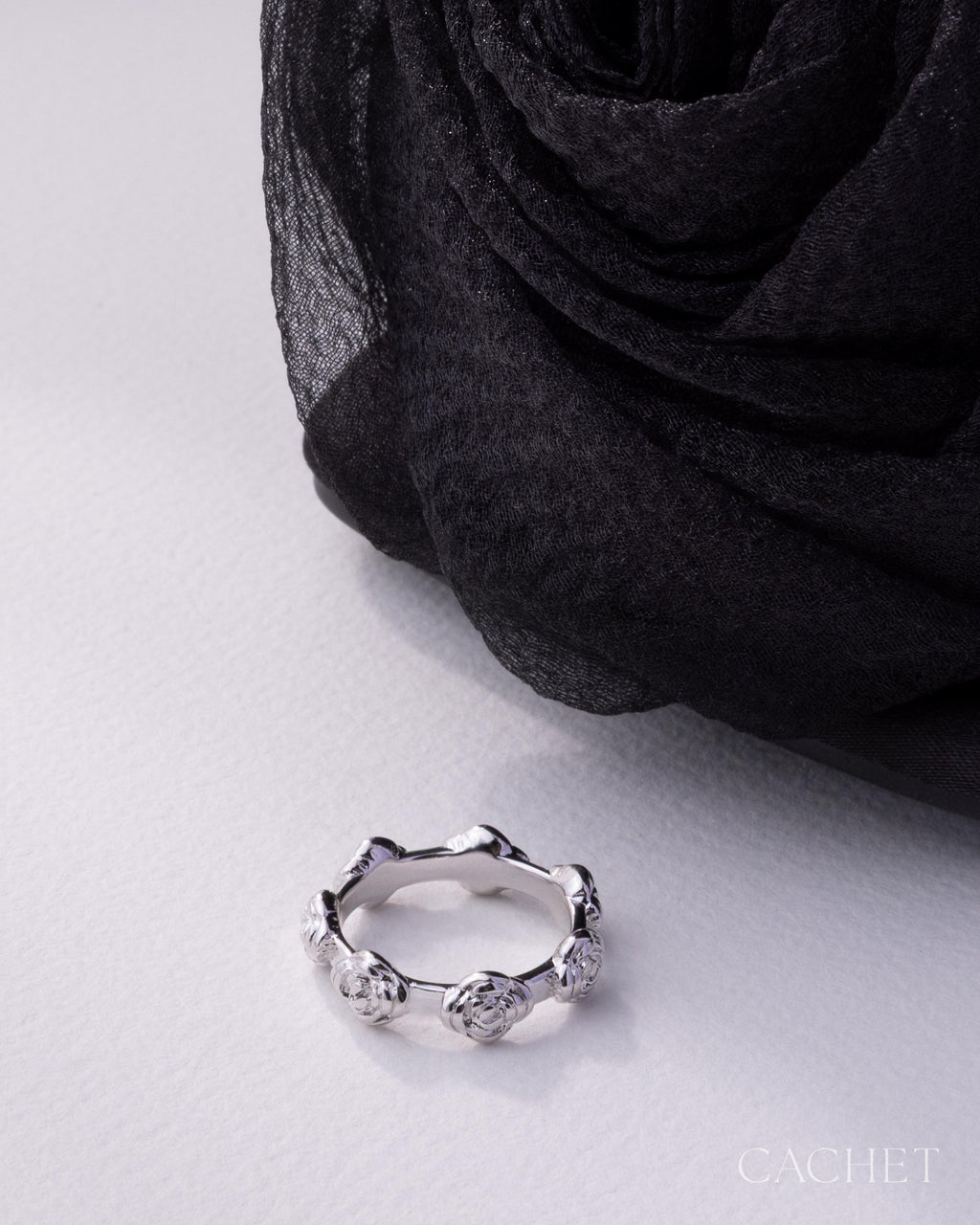 Printemps  - Size 8 -  Rhodium