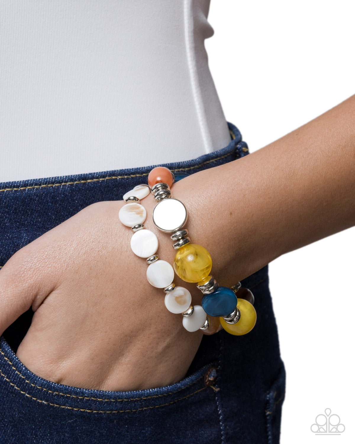 Paparazzi Accessories - Polished Playdate - Yellow - Bracelet