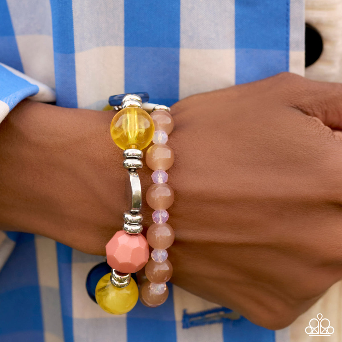 Paparazzi Accessories - Polished Playdate - Yellow - Bracelet