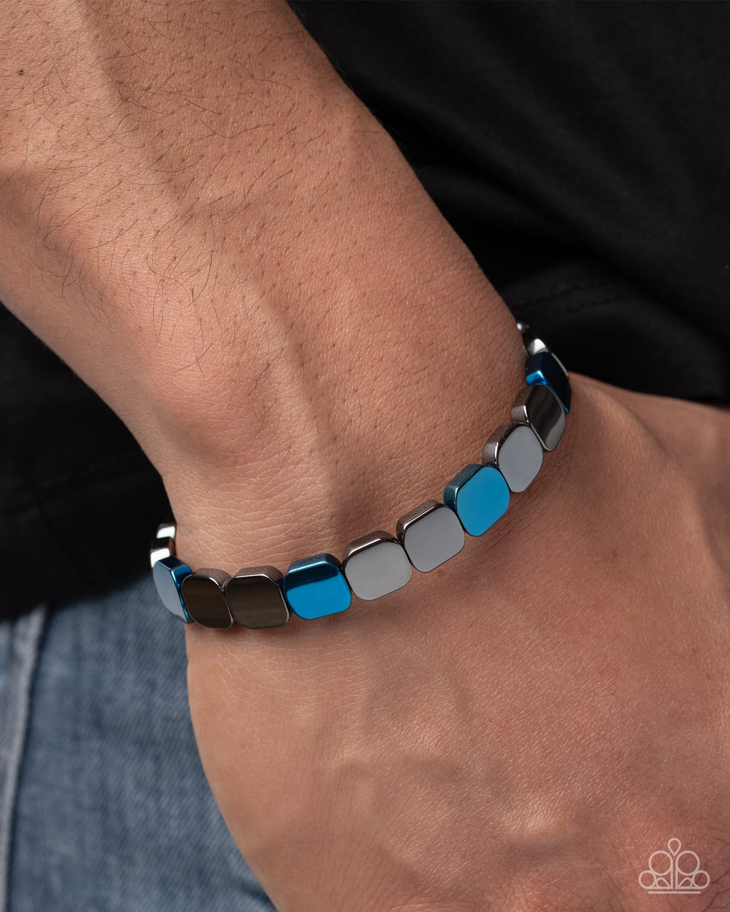 Paparazzi Accessories - Powerful Pattern - Blue