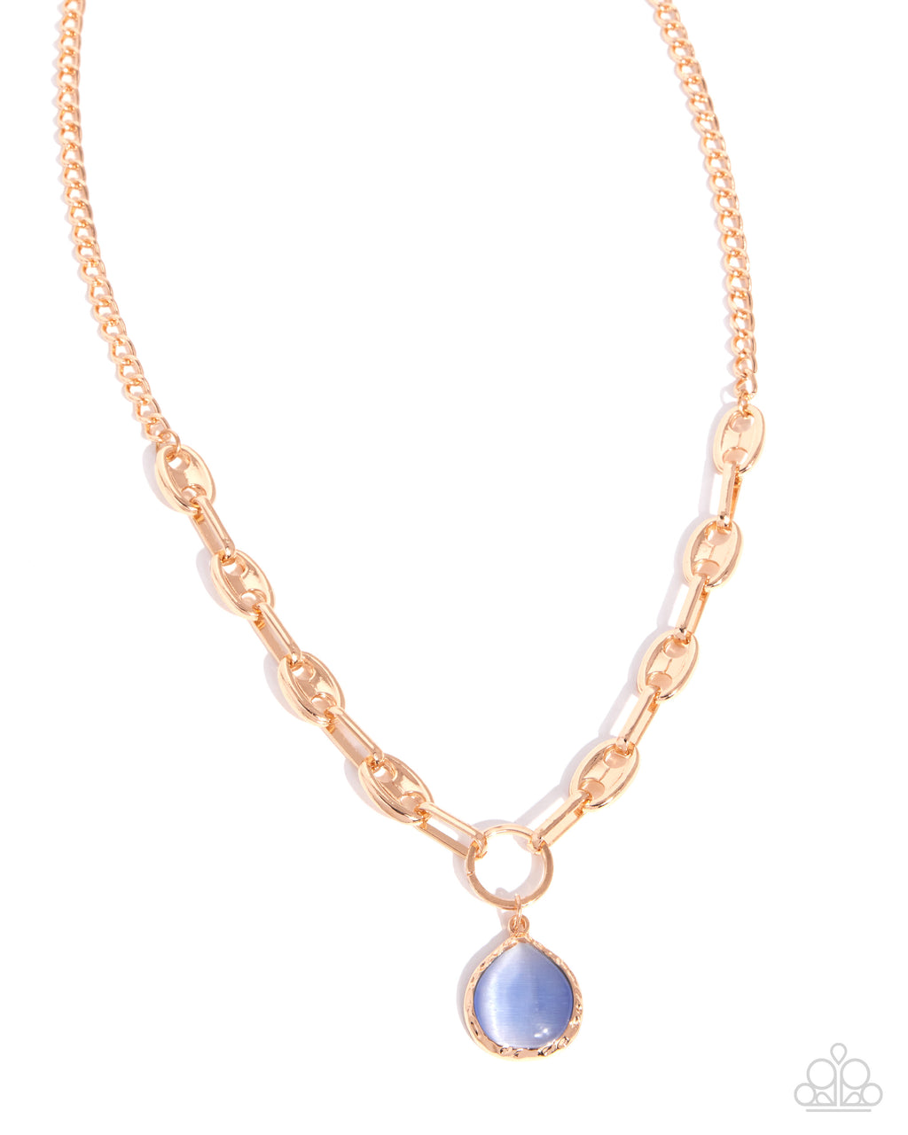 Paparazzi Accessories - Traditional Tale - Blue - Moon stone