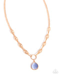 Paparazzi Accessories - Traditional Tale - Blue - Moon stone