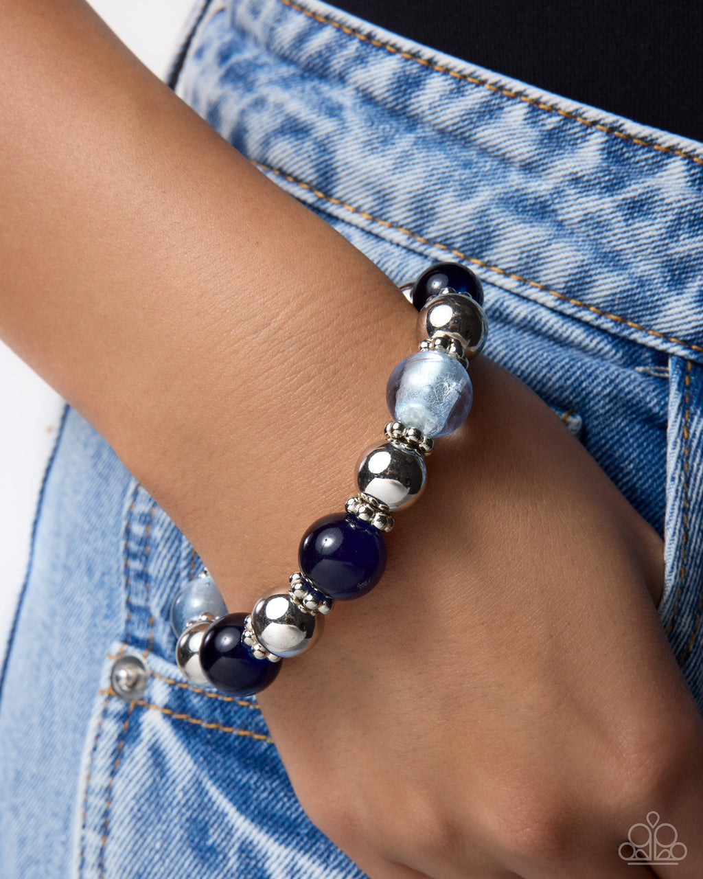 Paparazzi Accessories - Clear Conviction - Blue - Bracelet
