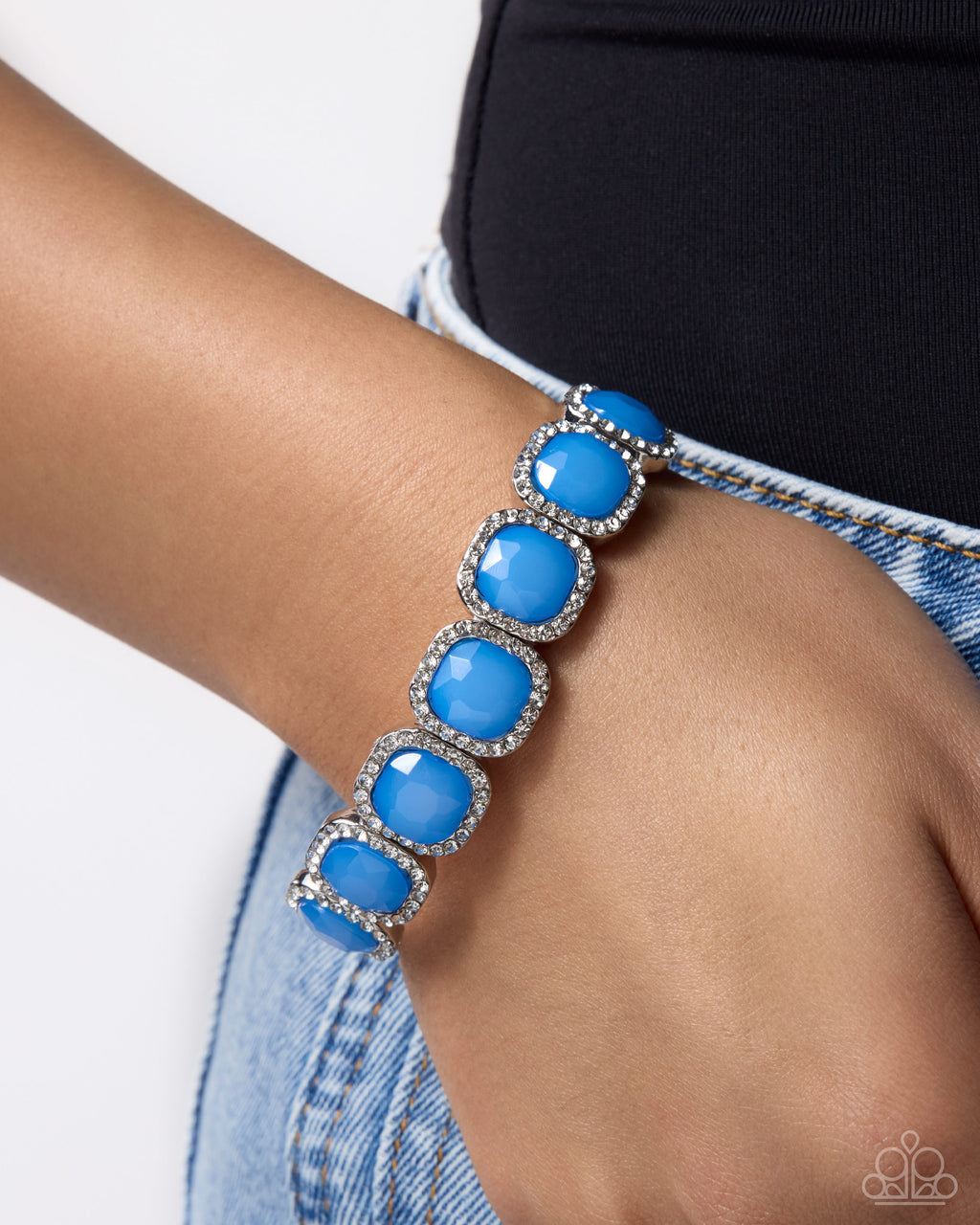 Paparazzi Accessories - Merry SHOW Round - Blue - Paparazzi Accessories