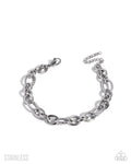 Paparazzi Accessories - Defiant Drama - Silver