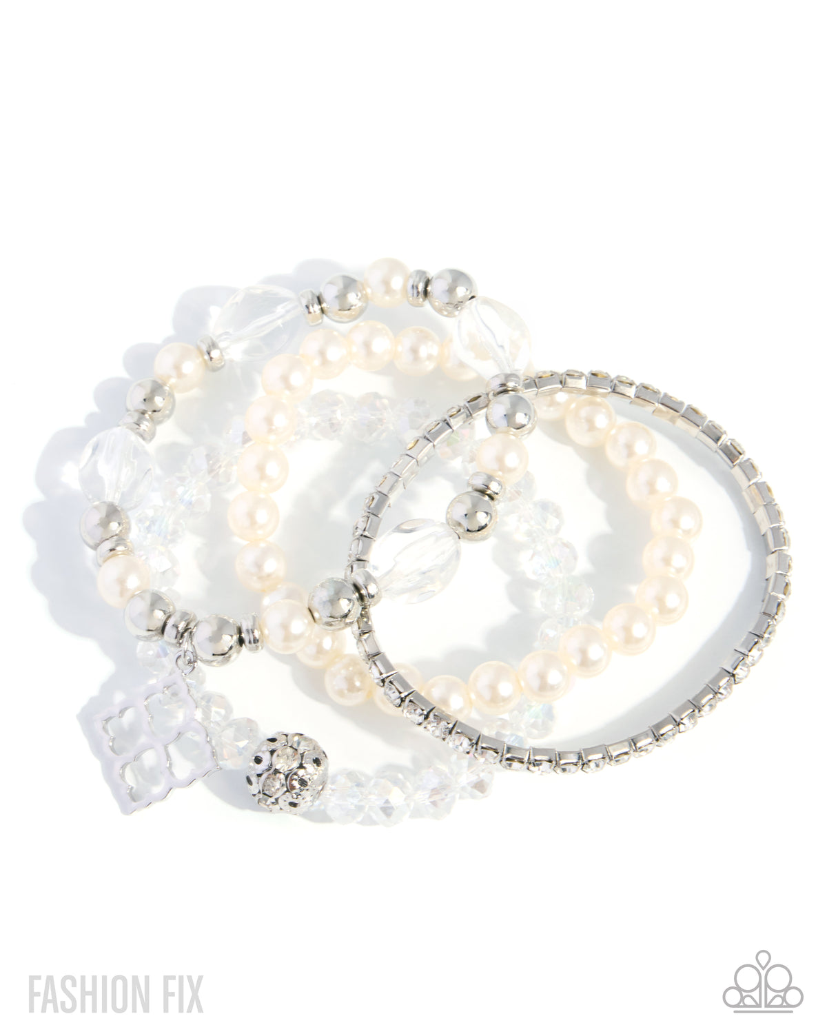 - Pastoral Pizzazz - White - Paparazzi Accessories