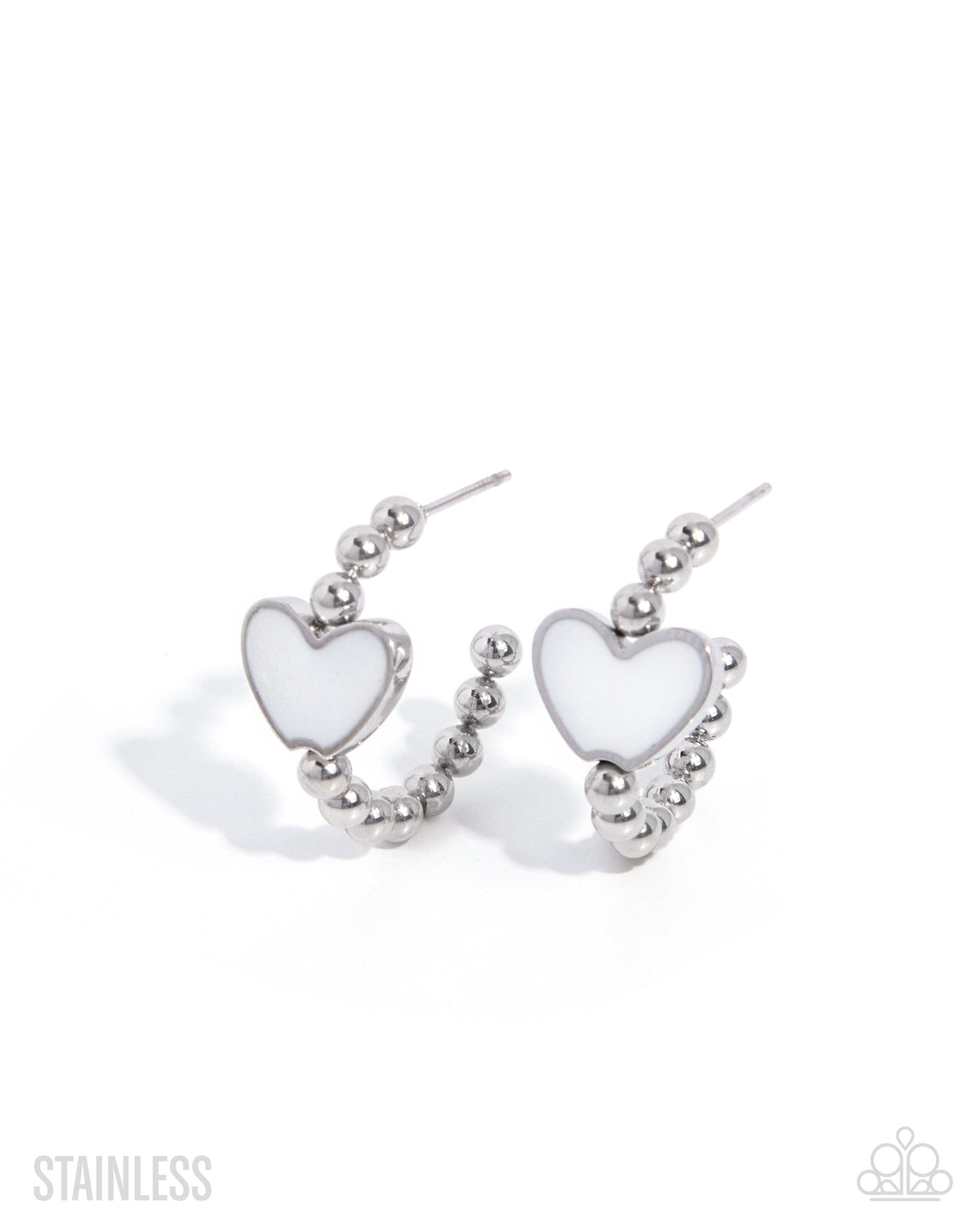 Paparazzi Accessories - Heartfelt Hierarchy - White - Paparazzi Accessories