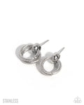 Paparazzi Accessories - Harmonious Haute - Silver - Paparazzi Accessories - Stainless