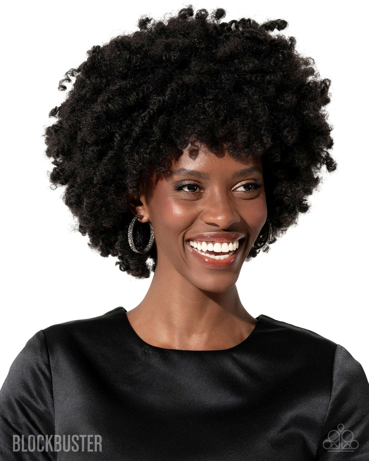Paparazzi Accessories - GLITZY By Association - Black - Post Back Earrings